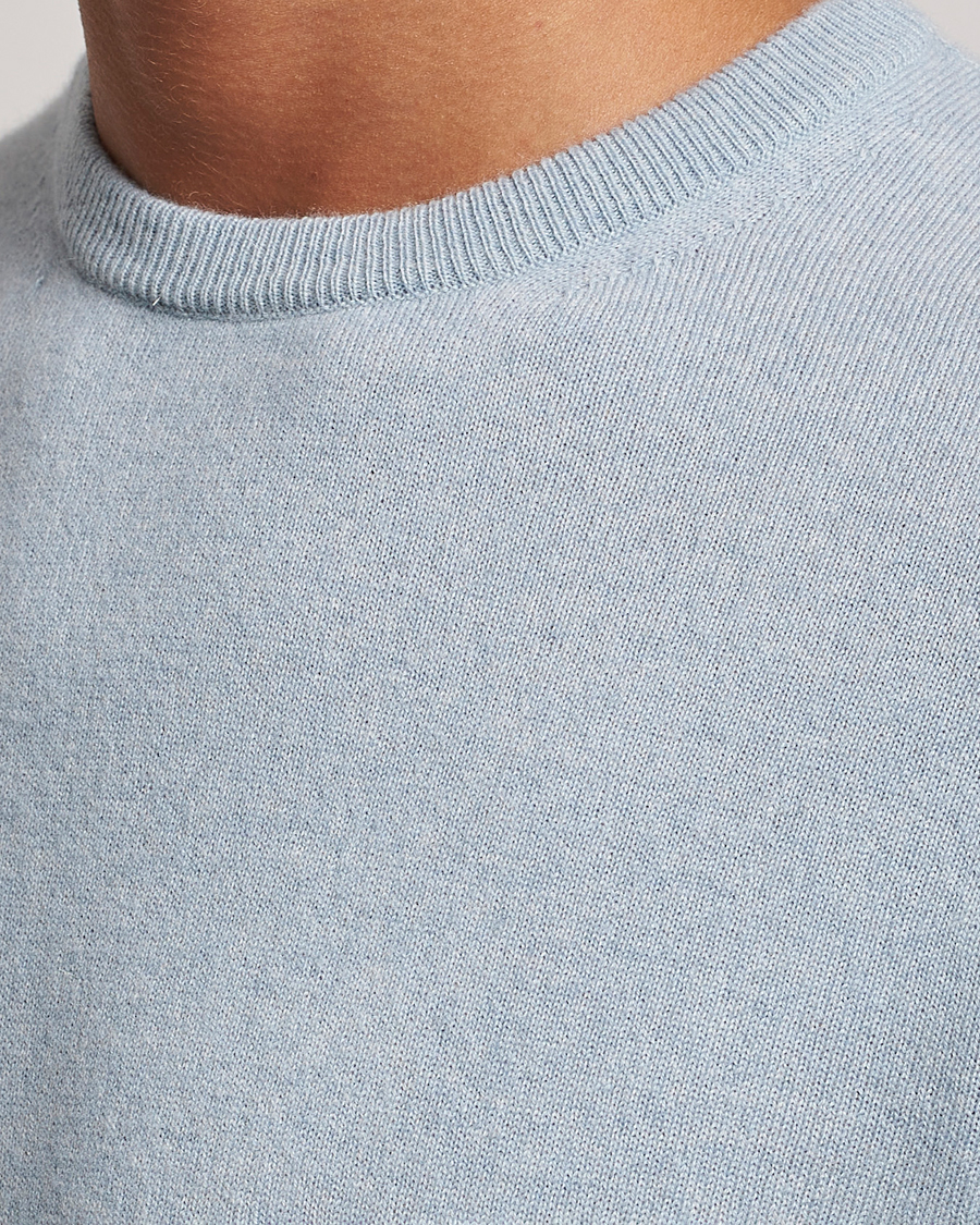 Herre | Gensere | Zegna | Oasi Cashmere Crew Neck Light Blue