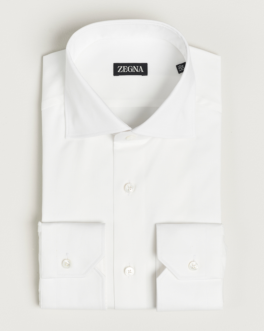 Herre | Skjorter | Zegna | Slim Fit Dress Shirt White