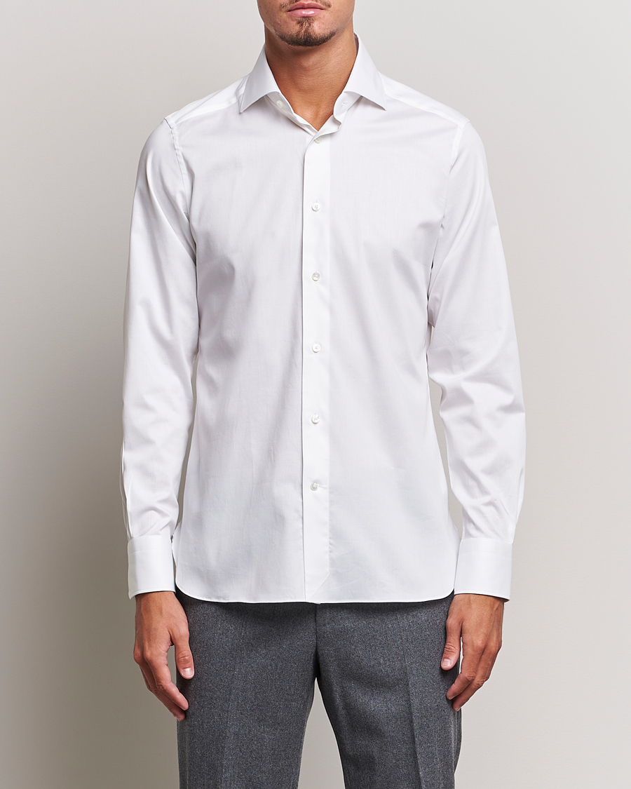 Herre | Skjorter | Zegna | Slim Fit Dress Shirt White