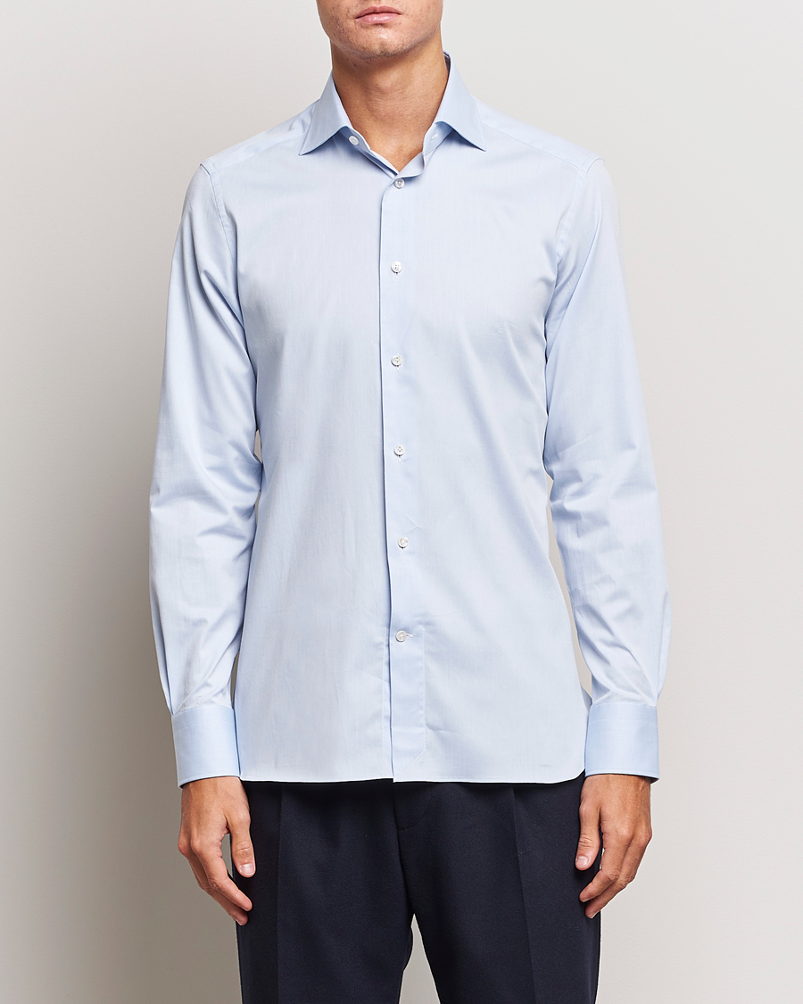 Herre | Skjorter | Zegna | Slim Fit Dress Shirt Light Blue