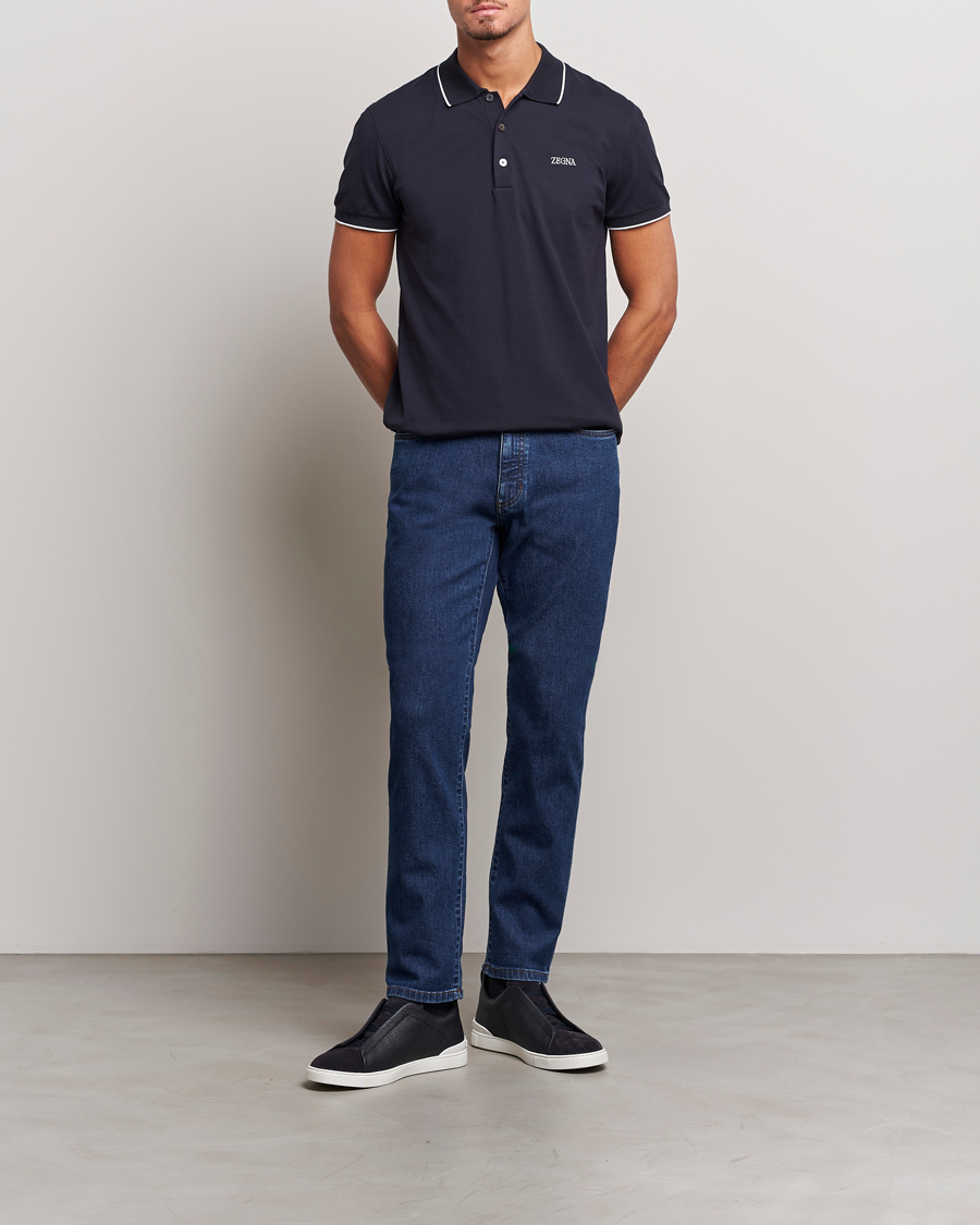 Herre | Jeans | Zegna | 5-Pocket Denim Pants Stone Wash