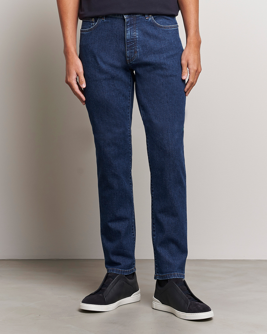 Herre | Jeans | Zegna | 5-Pocket Denim Pants Stone Wash