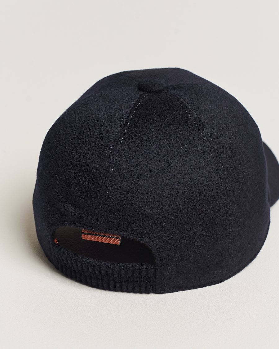 Herre | Zegna Cashmere Baseball Cap Navy | Zegna | Cashmere Baseball Cap Navy