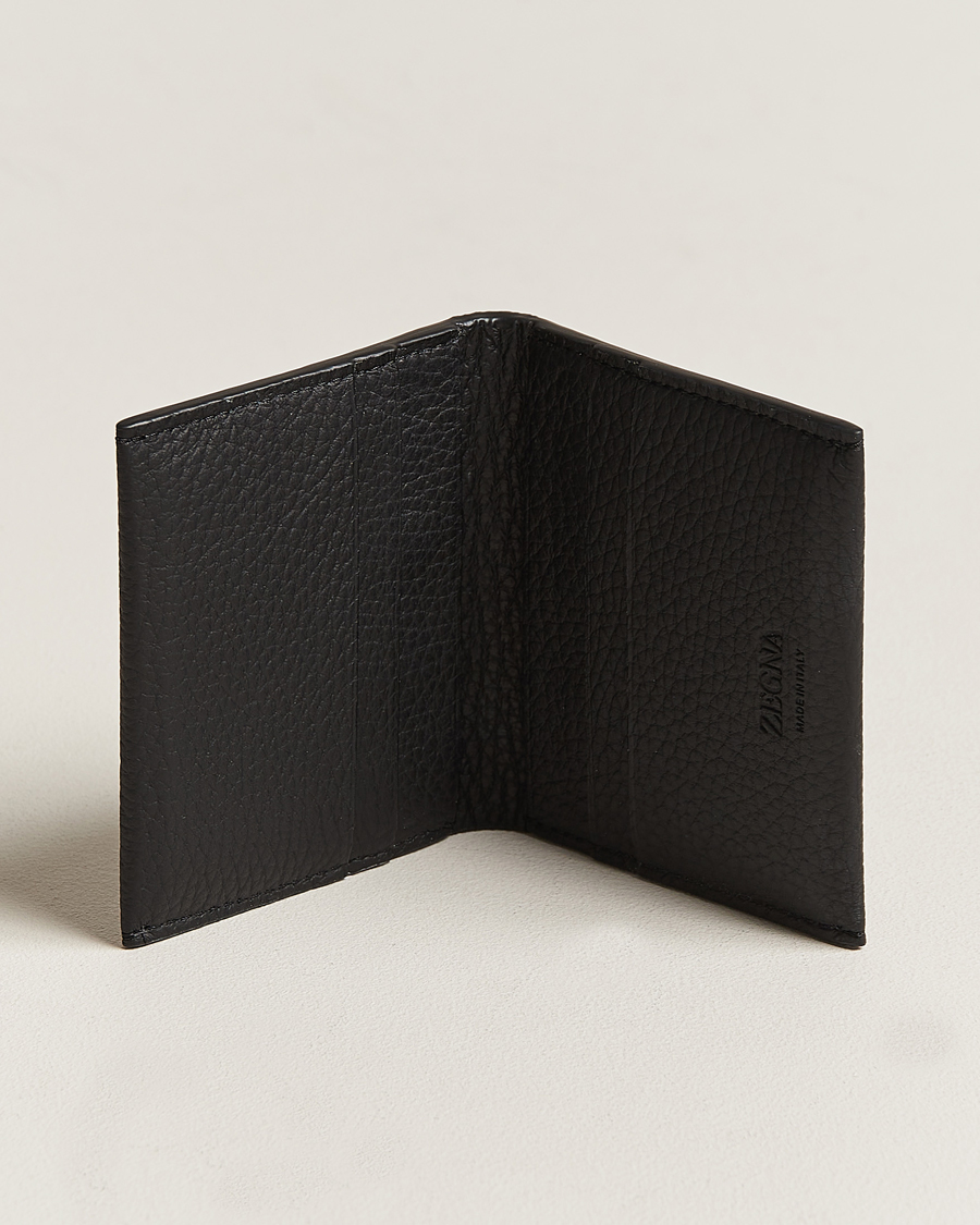 Herre | Zegna Grain Leather Wallet Black | Zegna | Grain Leather Wallet Black