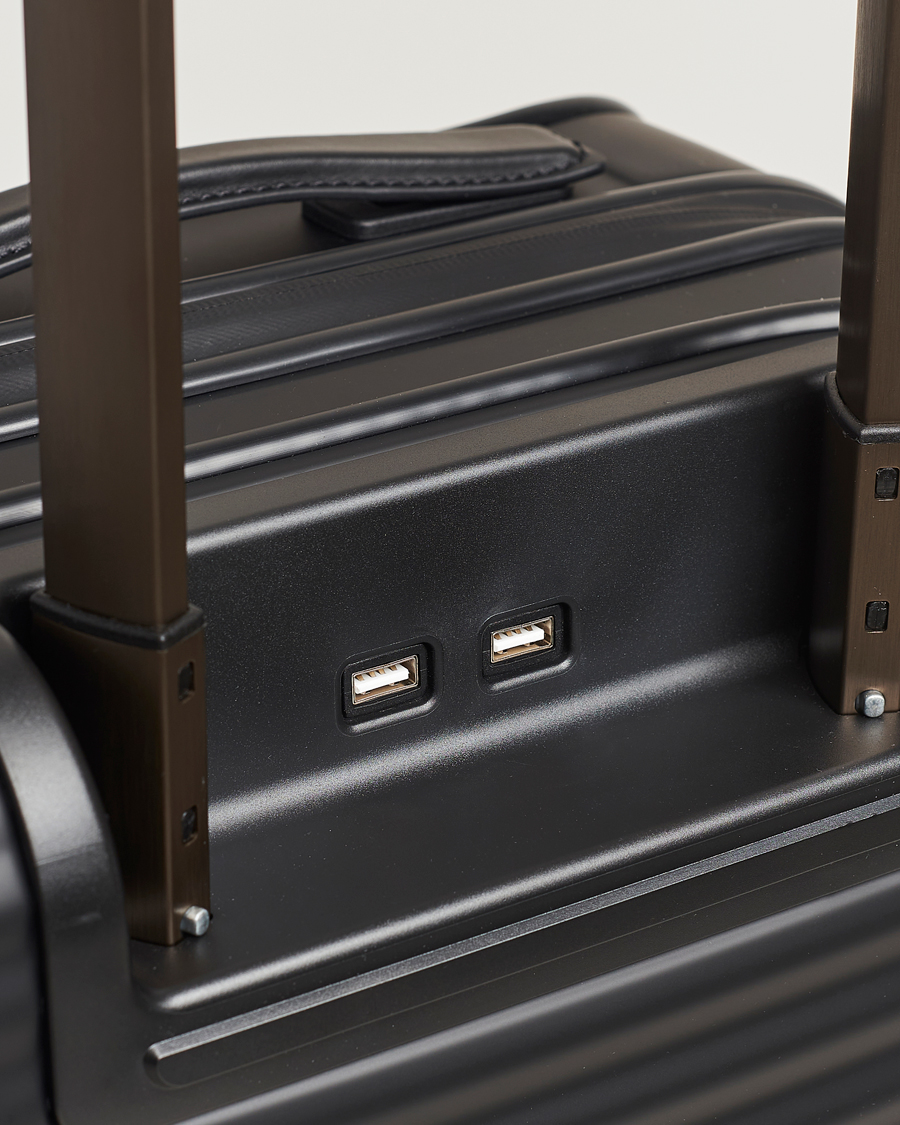 Herre | Zegna Leggerissimo Cabin Trolley Black | Zegna | Leggerissimo Cabin Trolley Black