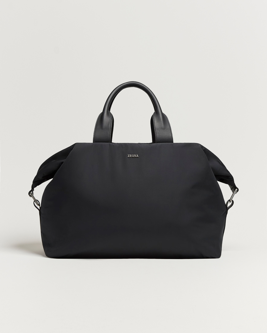 Herre | Zegna Luxury Nylon Holdall Black | Zegna | Luxury Nylon Holdall Black
