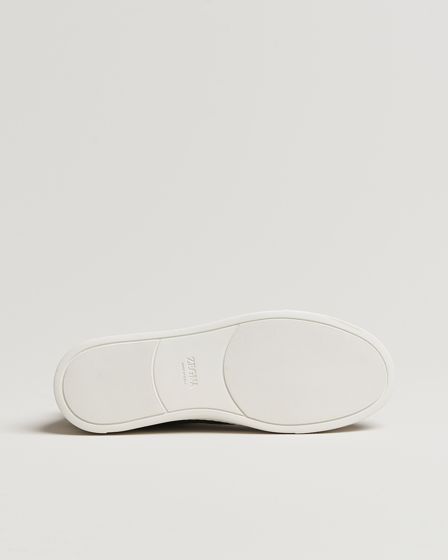 Herre | Zegna Triple Stitch Bi-Material Sneakers Navy | Zegna | Triple Stitch Bi-Material Sneakers Navy