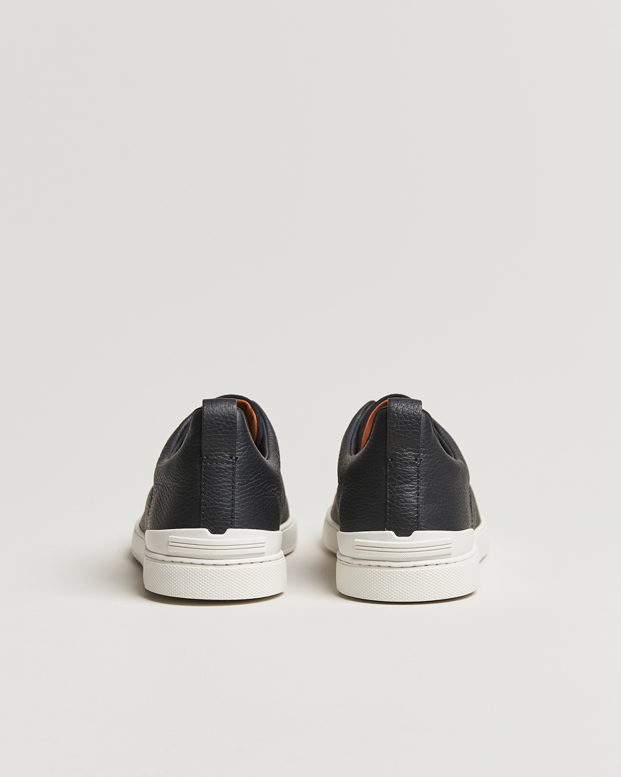 Herre | Sneakers | Zegna | Triple Stitch Bi-Material Sneakers Navy