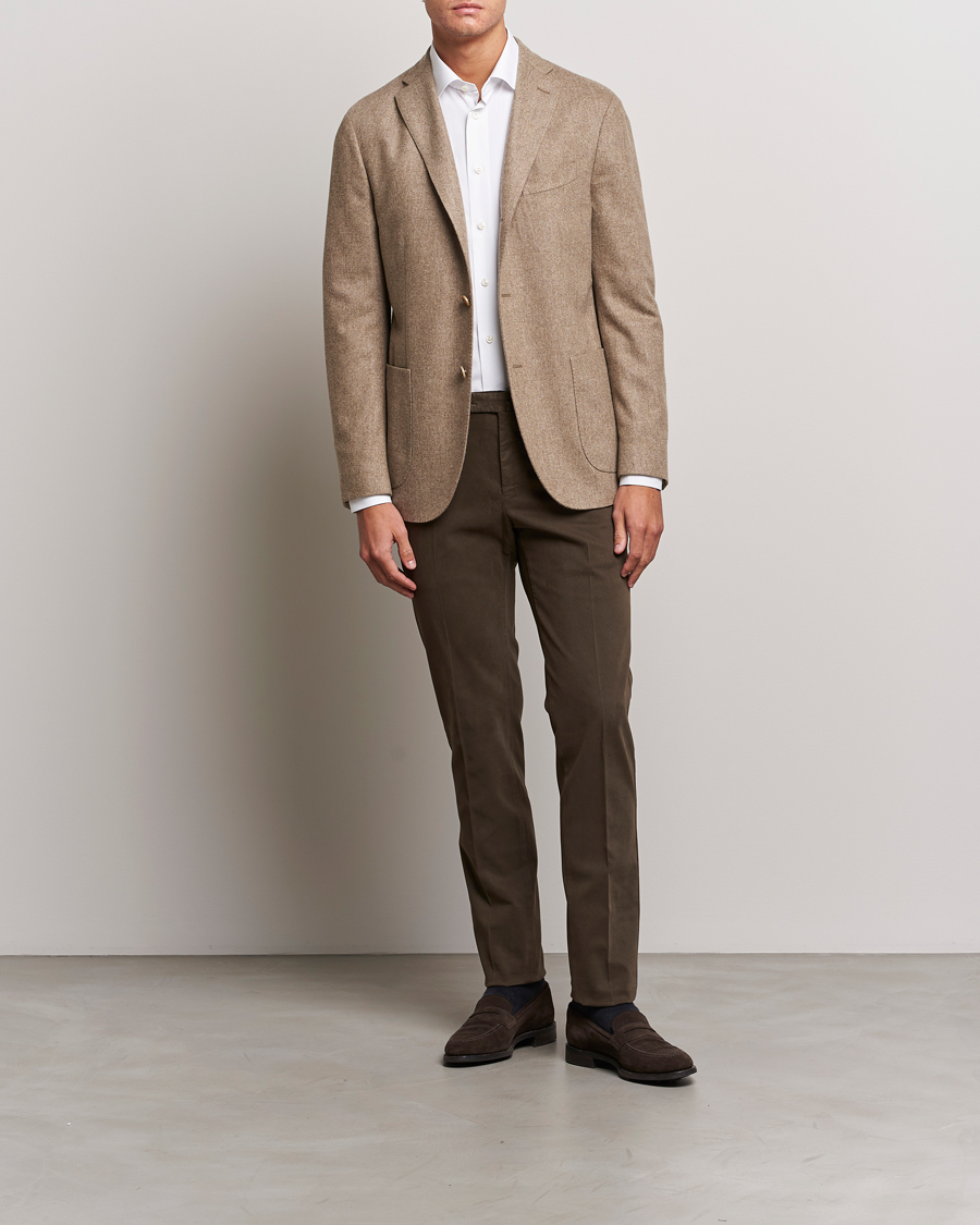 Herre | Bukser | PT01 | Slim Fit Cotton Stretch Chinos Dark Brown