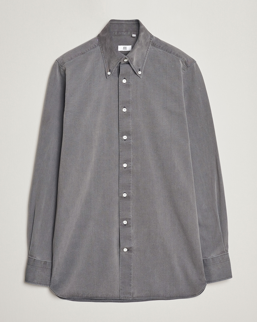 Herre | Jeansskjorter | 100Hands | Cloud Washed Denim Shirt Grey