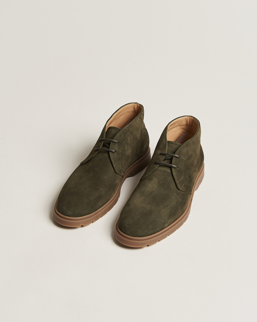 Herre | Tod's Polacchino Chukka Boots Military Suede | Tod's | Polacchino Chukka Boots Military Suede