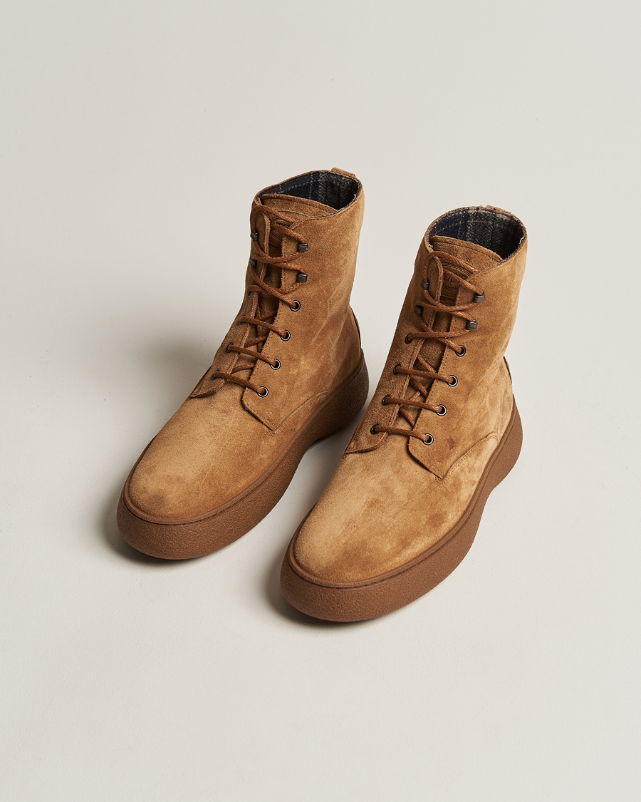 Herre | Tod's Gommino Winter Boots Brown Suede | Tod's | Gommino Winter Boots Brown Suede