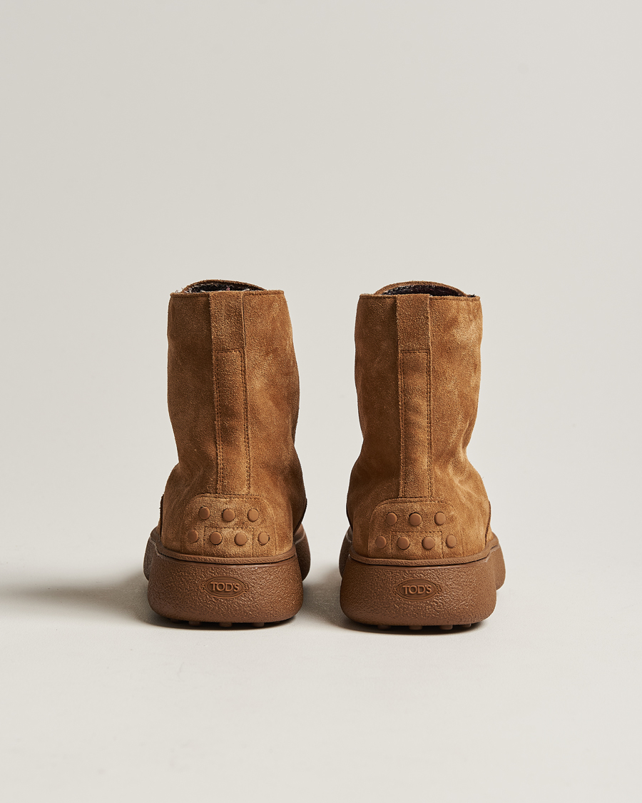 Herre | Tod's Gommino Winter Boots Brown Suede | Tod's | Gommino Winter Boots Brown Suede