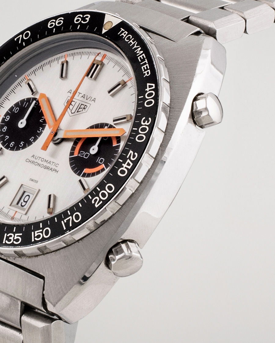 Herre | Heuer Pre-Owned Autavia 11630 Tachymeter Steel Silver | Heuer Pre-Owned | Autavia 11630 Tachymeter Steel Silver