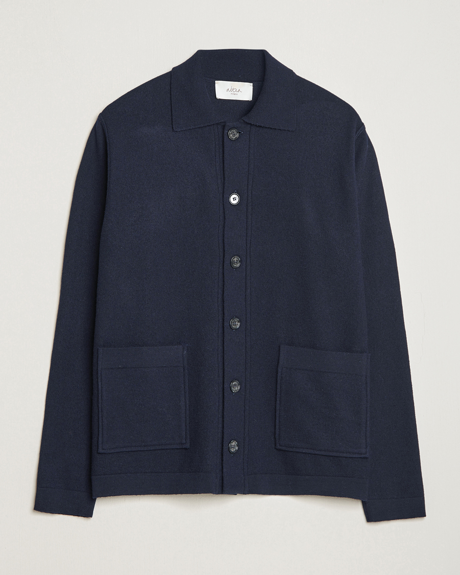 Herre | | Altea | Wool Chore Jacket Navy