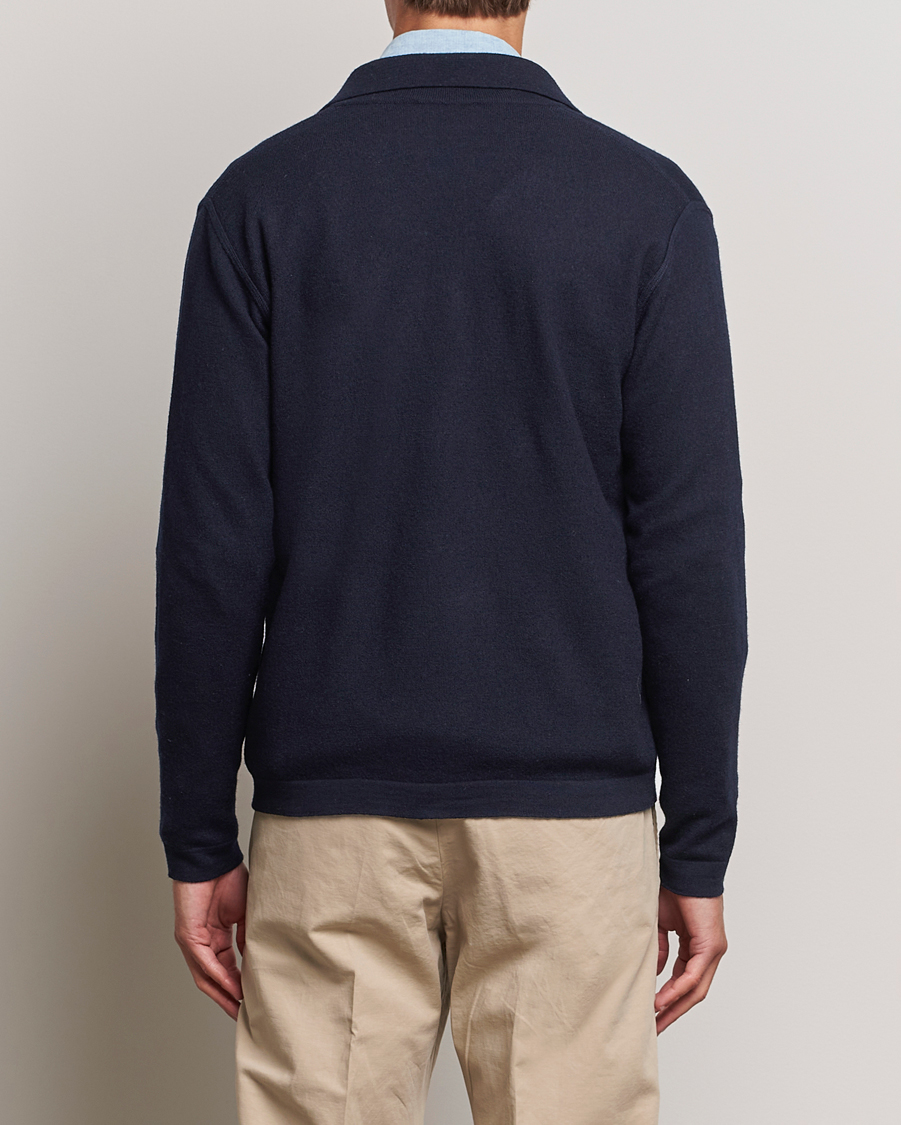 Herre | Gensere | Altea | Wool Chore Jacket Navy