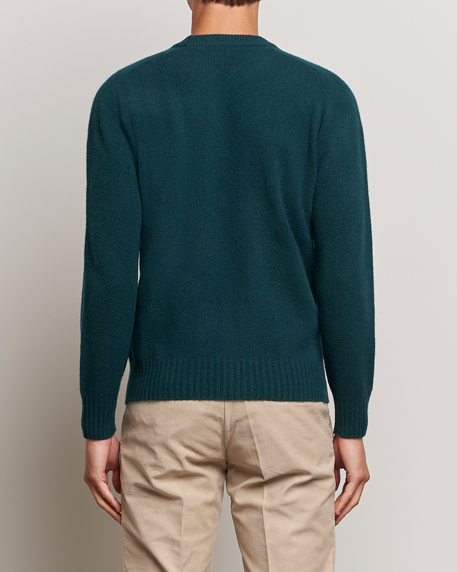 Herre | Gensere | Altea | Wool/Cashmere Crew Neck Pullover Dark Green