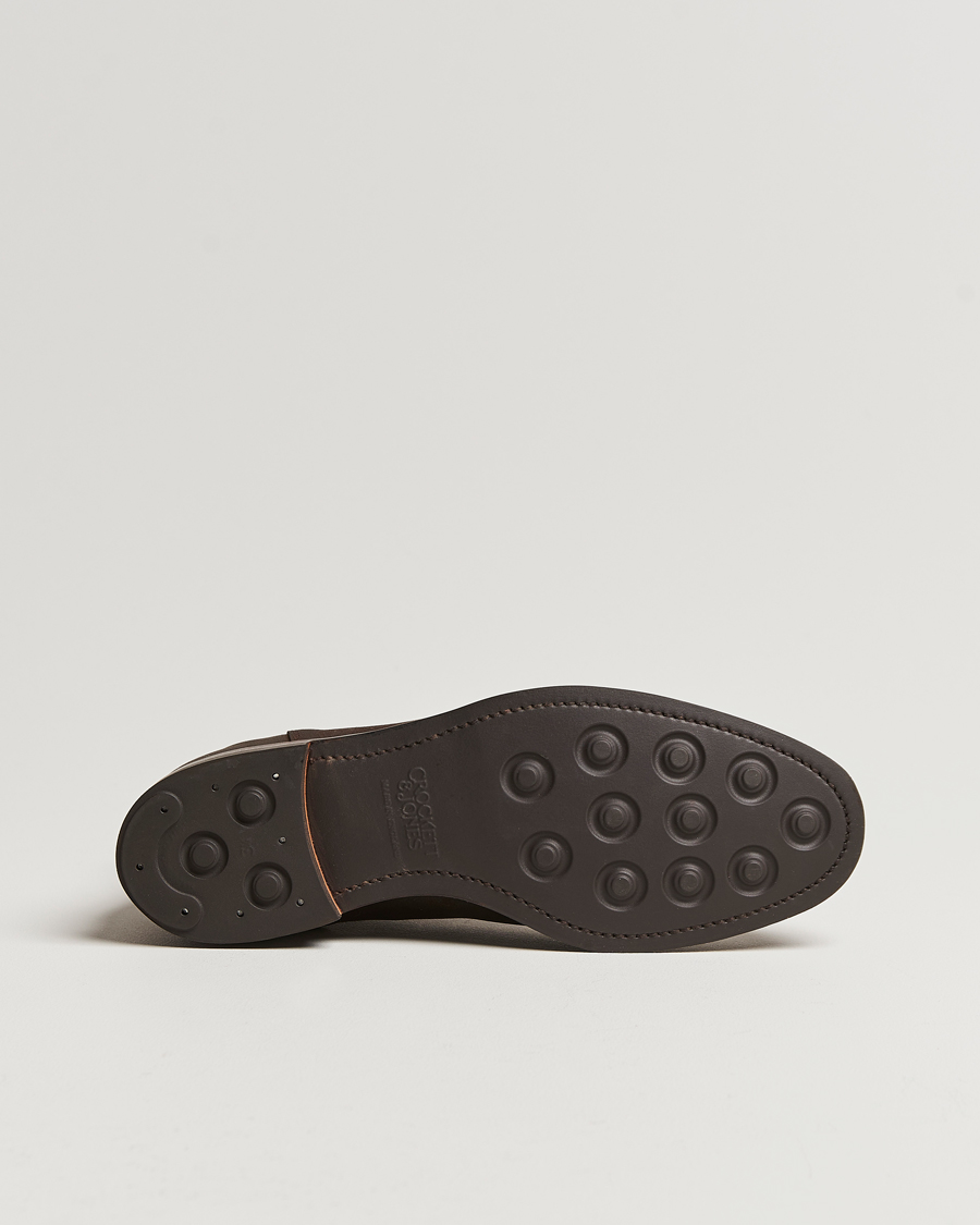 Herre | Støvler | Crockett & Jones | Chelsea 5 Dk Brown Rough-Out Suede
