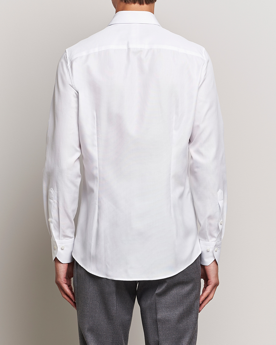Herre | Skjorter | Stenströms | 1899 Slim Cotton Royal Oxford Shirt White