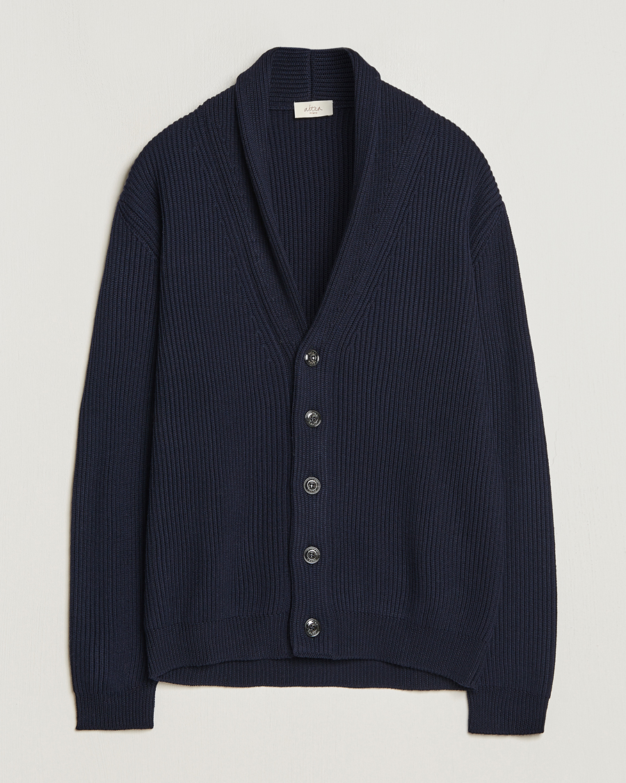 Herre | | Altea | Shawl Collar Cardigan Navy