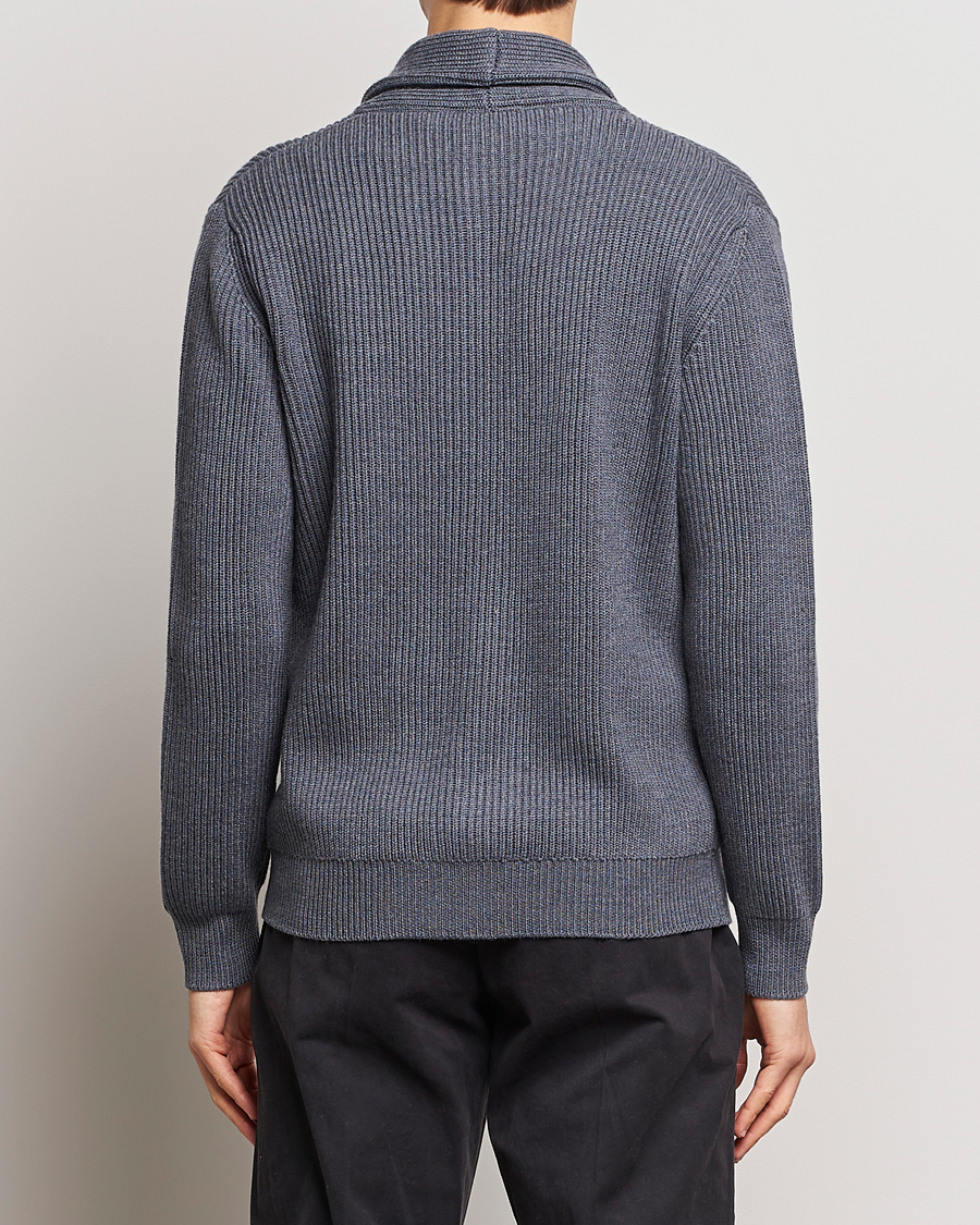 Herre | Gensere | Altea | Shawl Collar Cardigan Charcoal