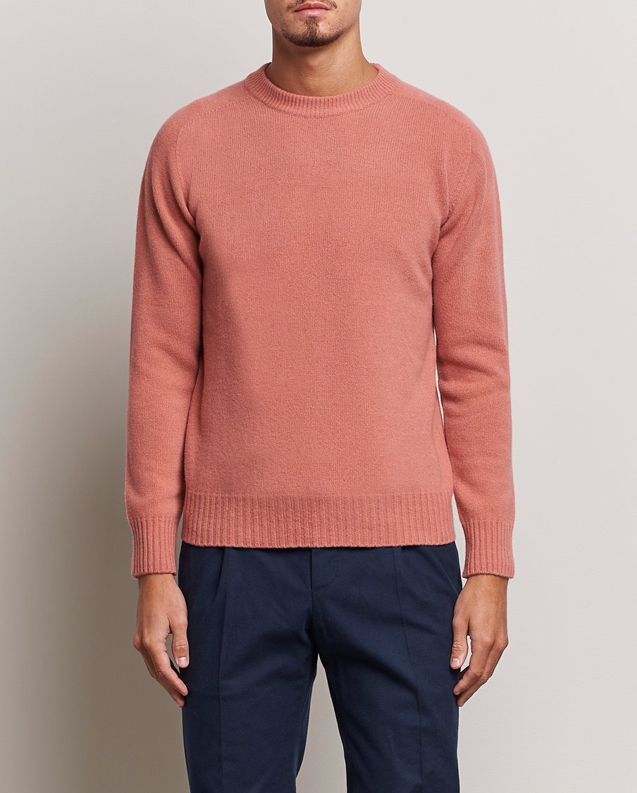 Herre | Pullovers rund hals | Altea | Wool/Cashmere Crew Neck Pullover Rosa