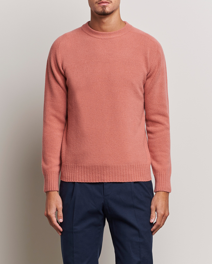 Herre | Klær | Altea | Wool/Cashmere Crew Neck Pullover Rosa