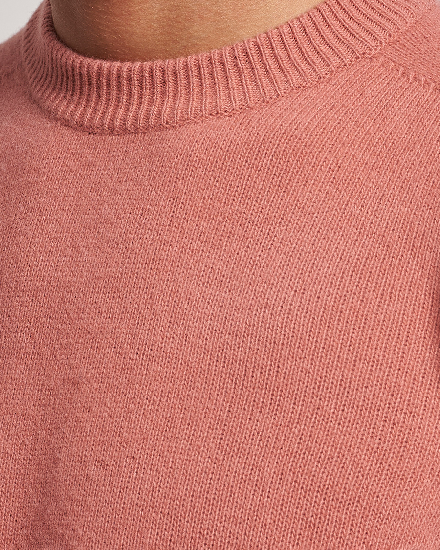 Herre | Gensere | Altea | Wool/Cashmere Crew Neck Pullover Rosa