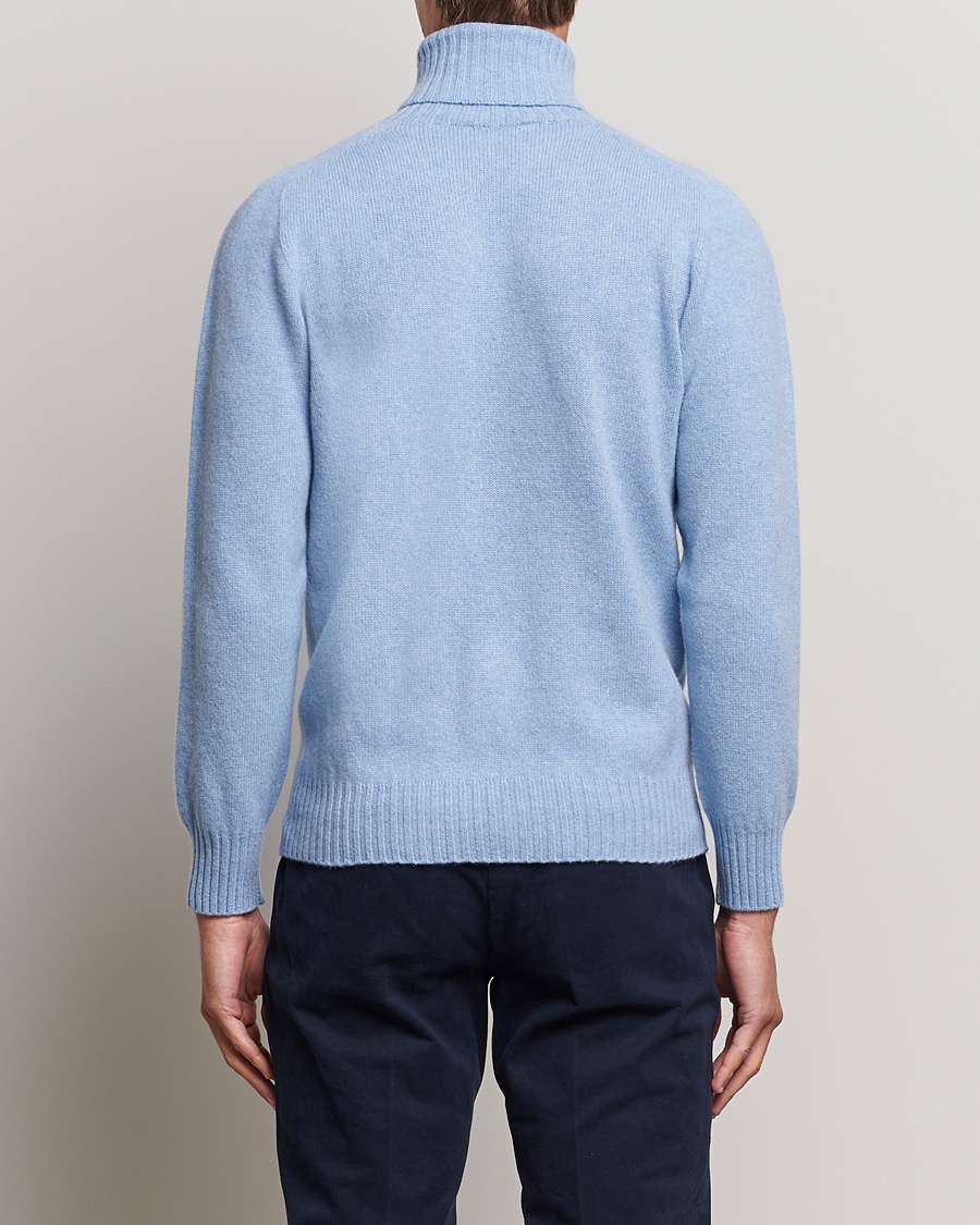 Herre | Gensere | Altea | Wool/Cashmere Crew Neck Rollneck Light Blue