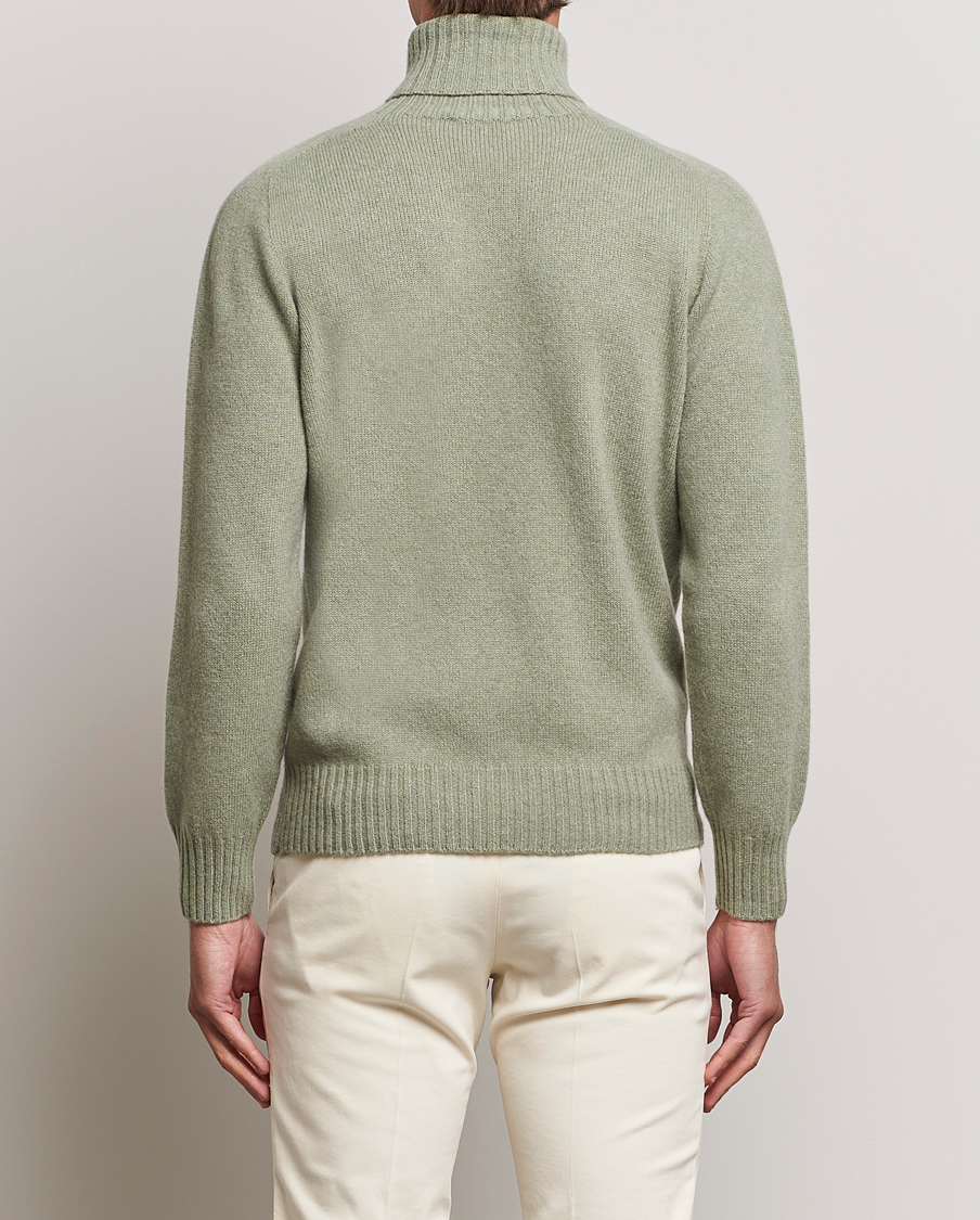 Herre | Gensere | Altea | Wool/Cashmere Crew Neck Rollneck Sage
