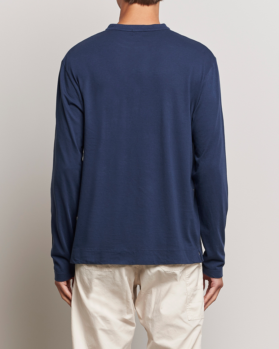 Herre | Gensere | Massimo Alba | Hawai Cotton/Cashmere Henley Navy