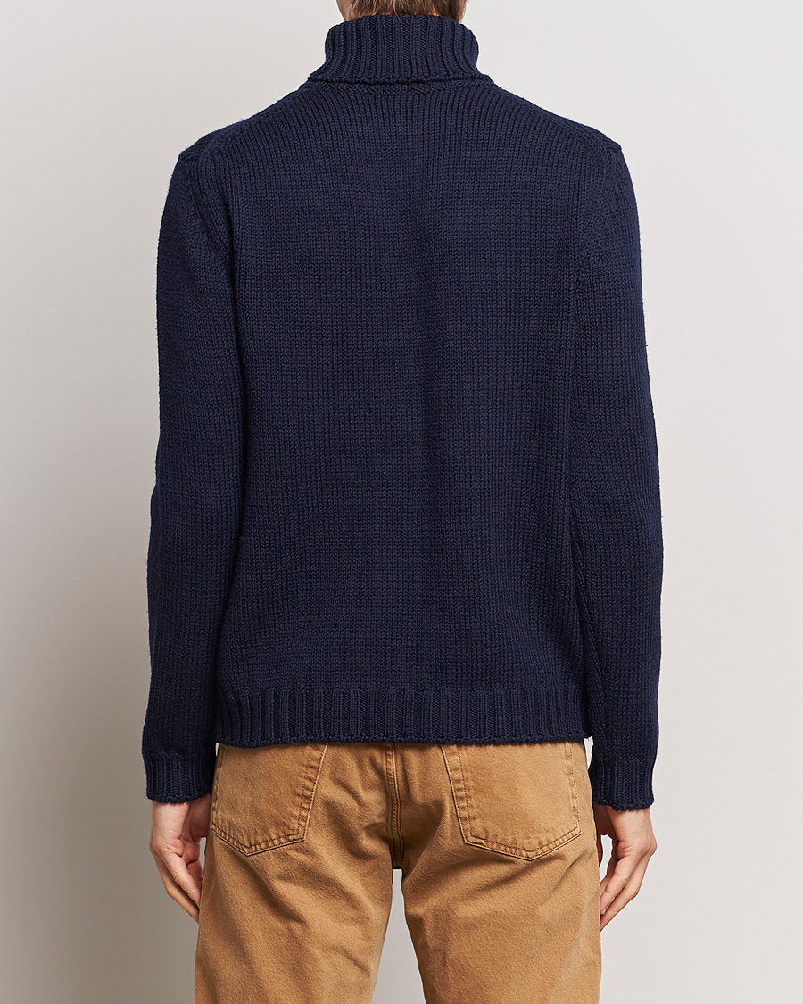 Herre | Gensere | Massimo Alba | Karl Knit Rollneck Navy