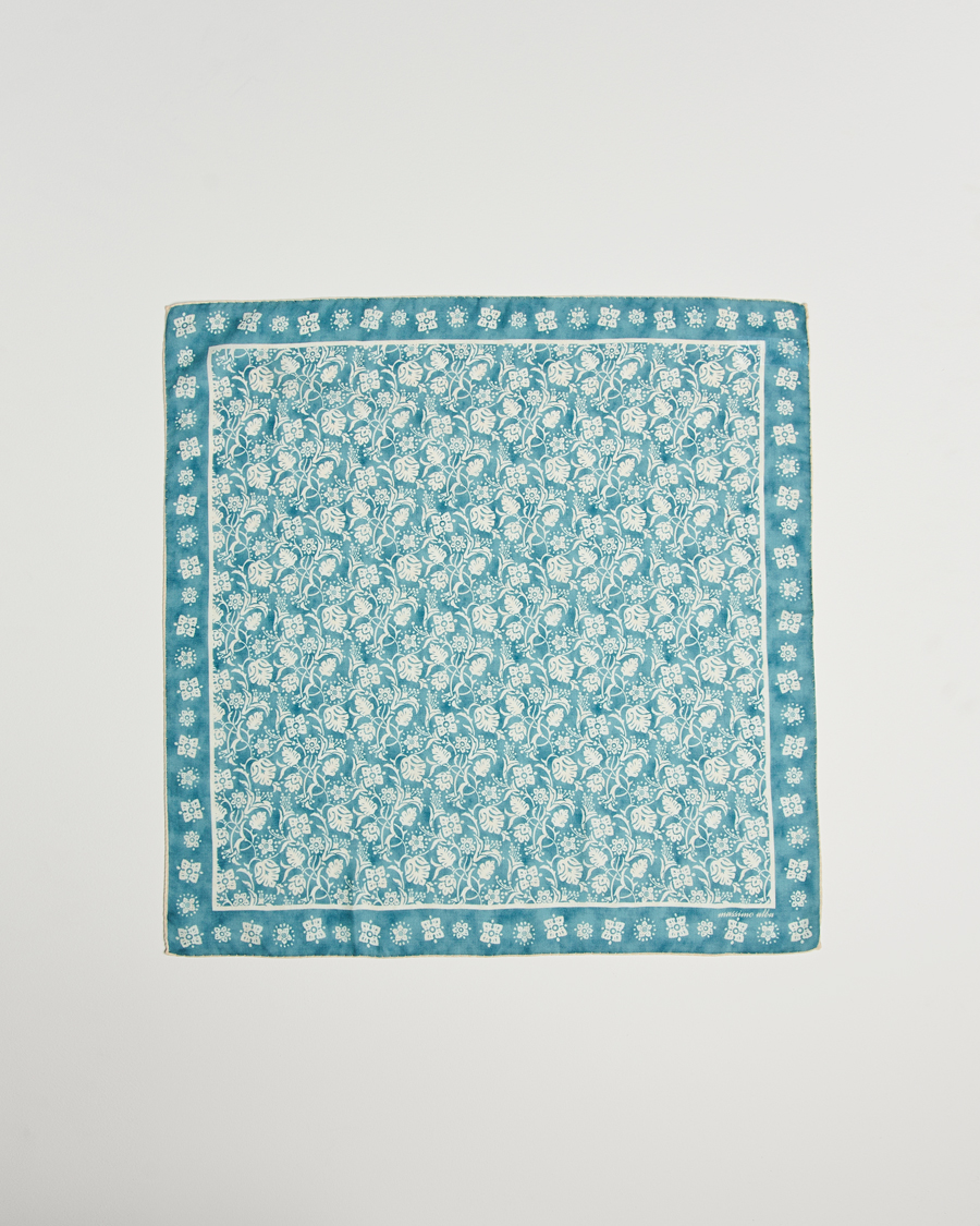 Herre | Massimo Alba Printed Cashmere Bandana Turchese | Massimo Alba | Printed Cashmere Bandana Turchese