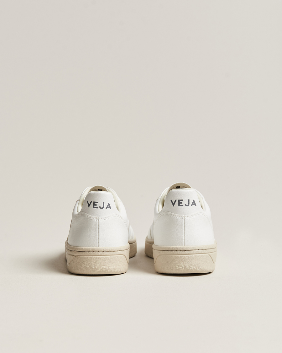 Herre | Veja V-10 Vegan Leather Sneaker Full White | Veja | V-10 Vegan Leather Sneaker Full White
