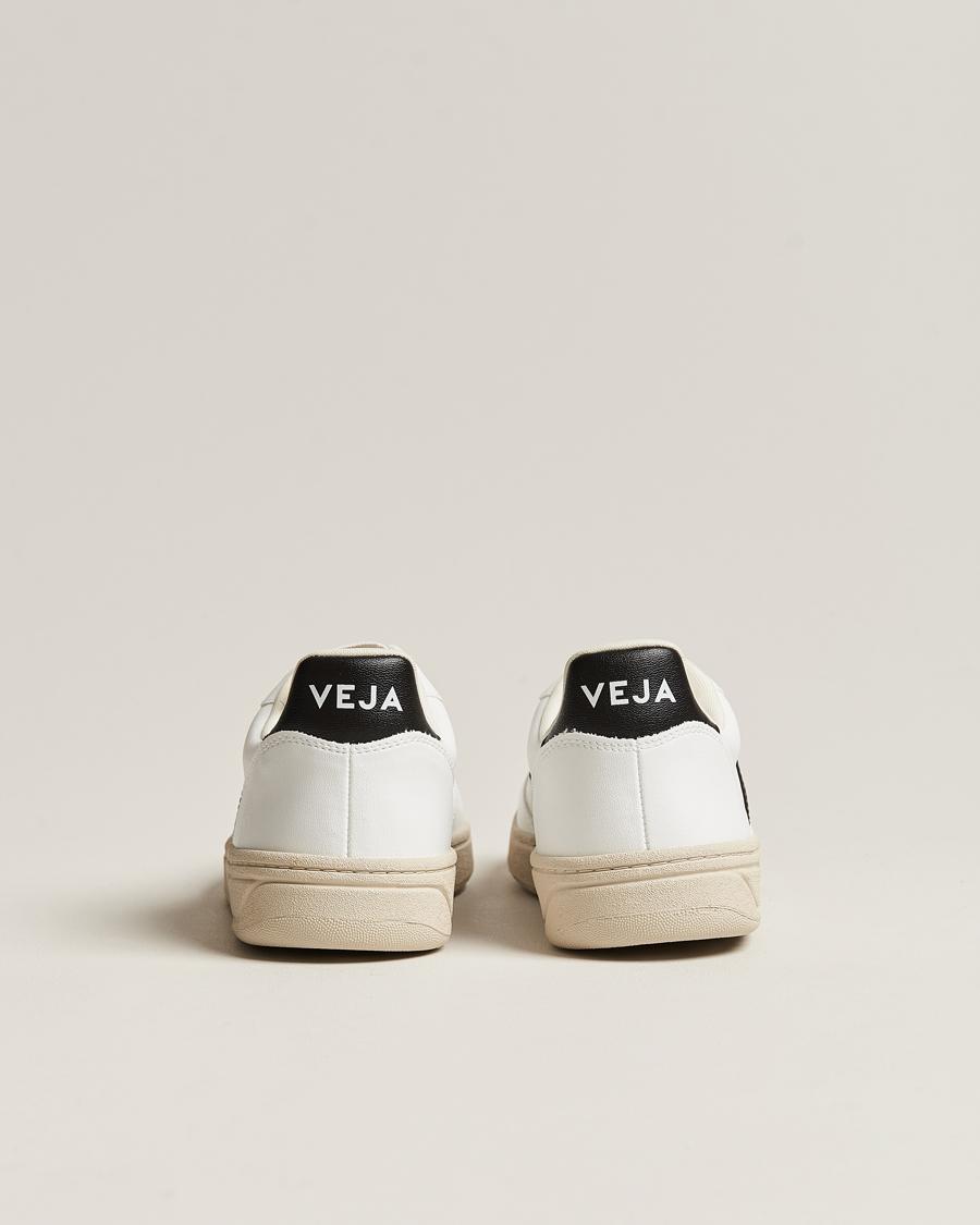 Herre | Veja V-10 Vegan Leather Sneaker White/Black | Veja | V-10 Vegan Leather Sneaker White/Black