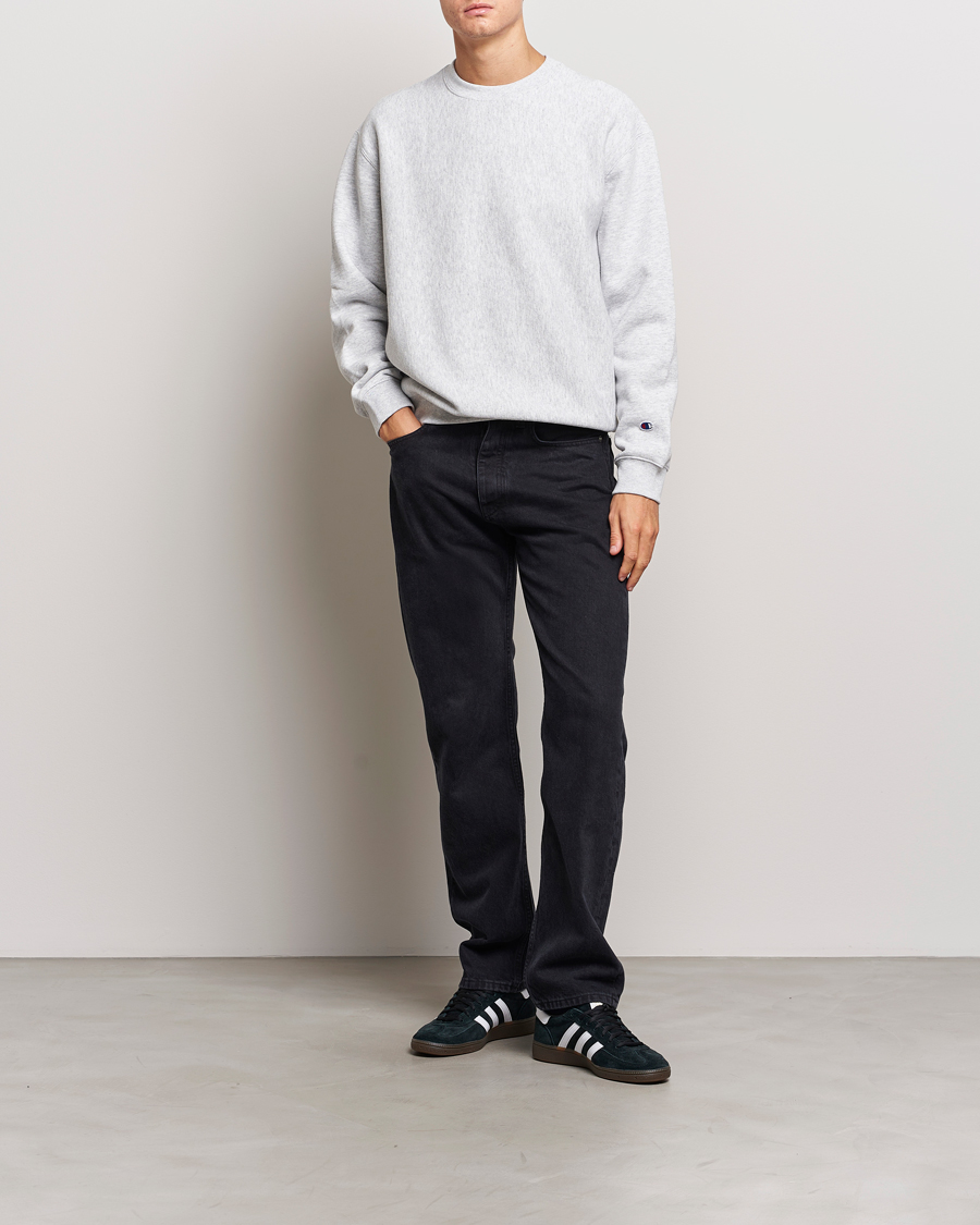 Herre | Gensere | Champion | Reverse Weave Soft Fleece Sweatshirt Grey Melange