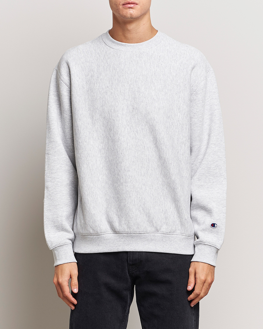 Herre | Sweatshirts | Champion | Reverse Weave Soft Fleece Sweatshirt Grey Melange