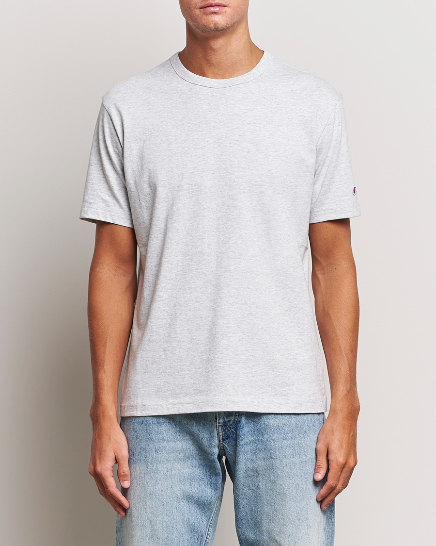 Herre |  | Champion | Jersey Crew Neck T-shirt Grey Melange