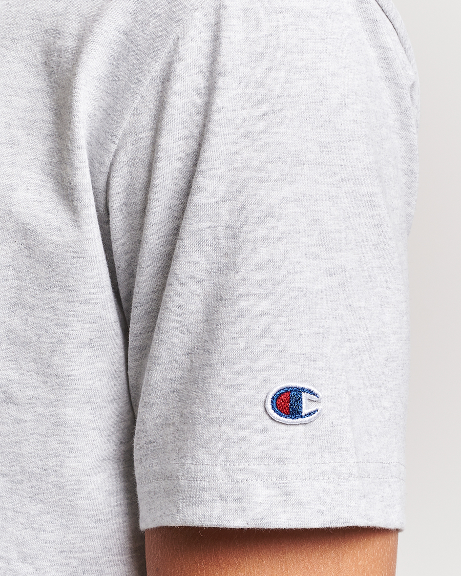 Herre | T-Shirts | Champion | Jersey Crew Neck T-shirt Grey Melange