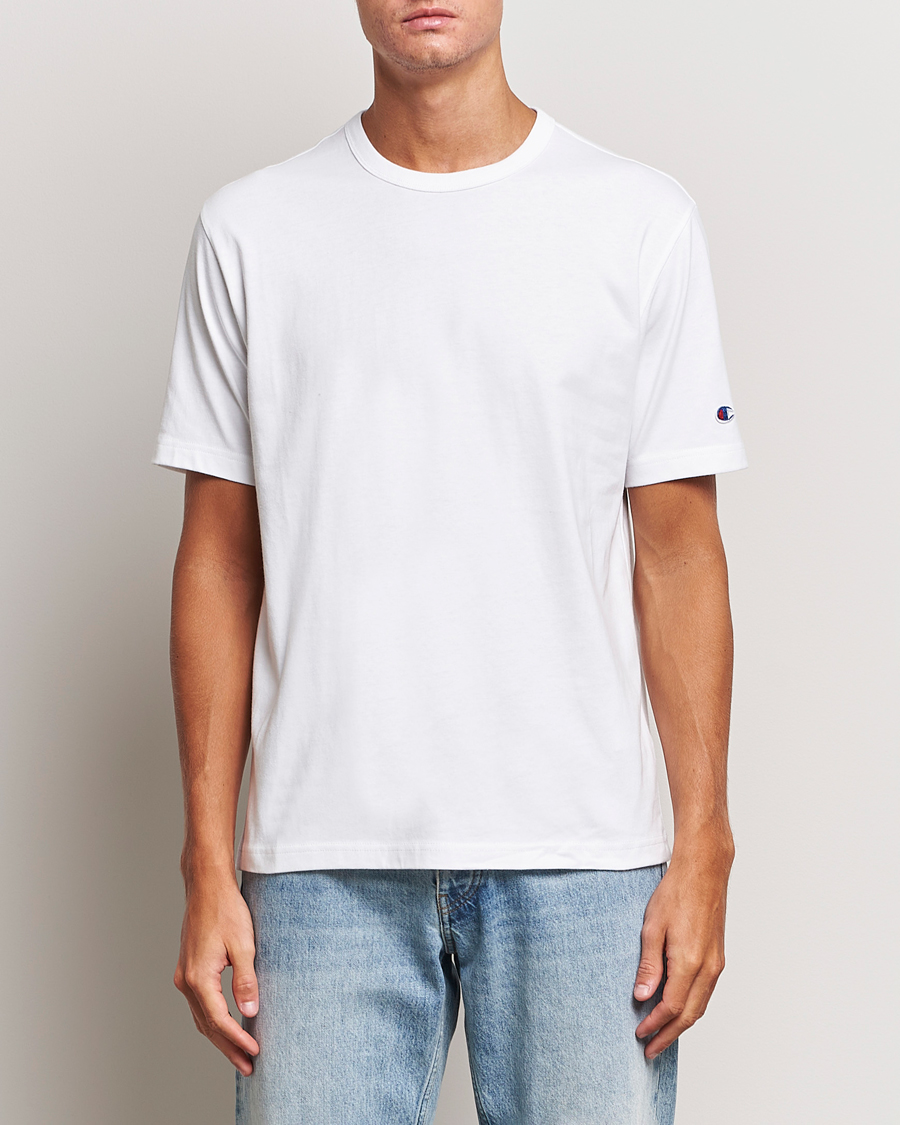 Herre | Klær | Champion | Jersey Crew Neck T-shirt White