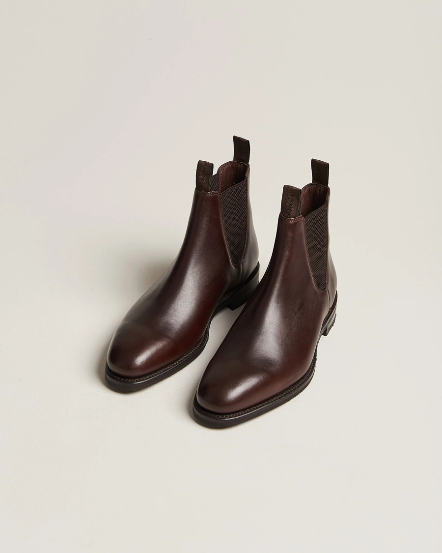 Herre | Chelsea boots | Loake 1880 | Emsworth Chelsea Boot Dark Brown Leather