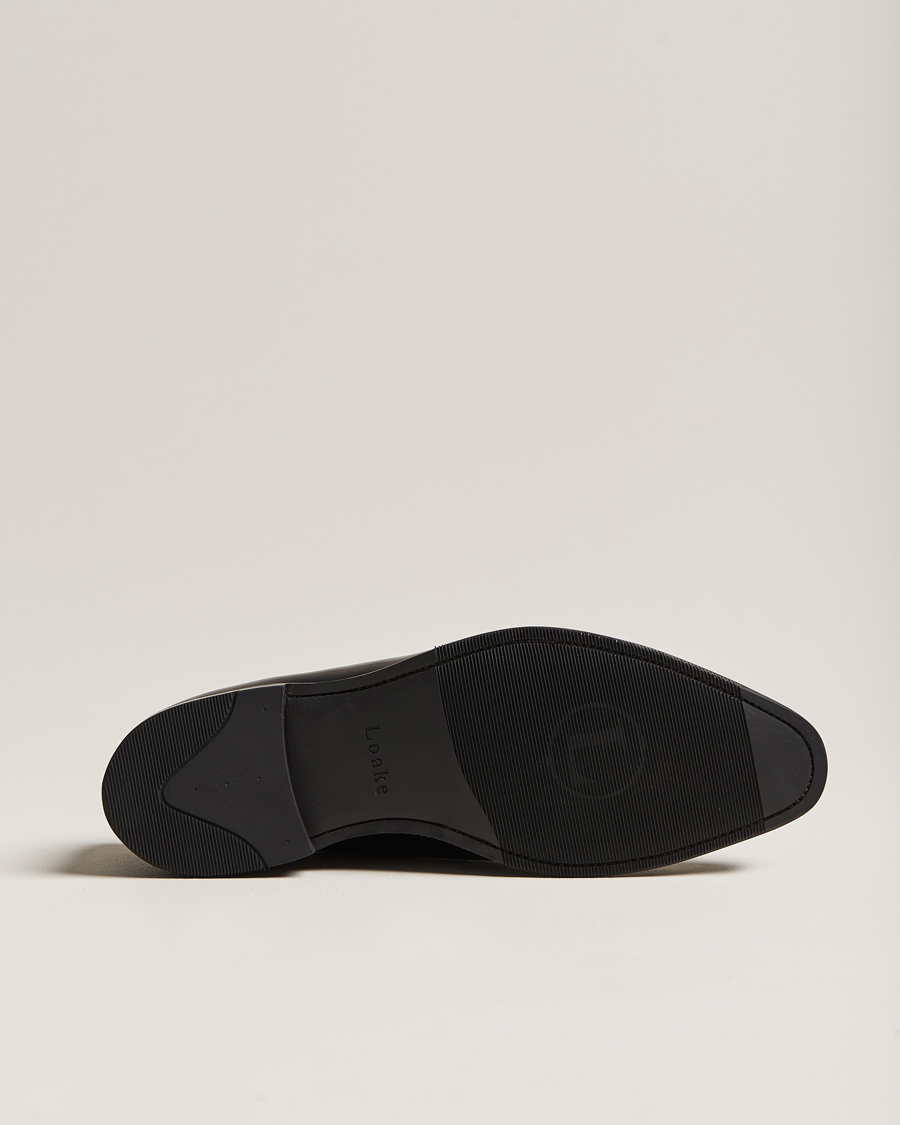 Herre | Oxfords | Loake Shoemakers | Truman Polished Oxford Toe Cap Black
