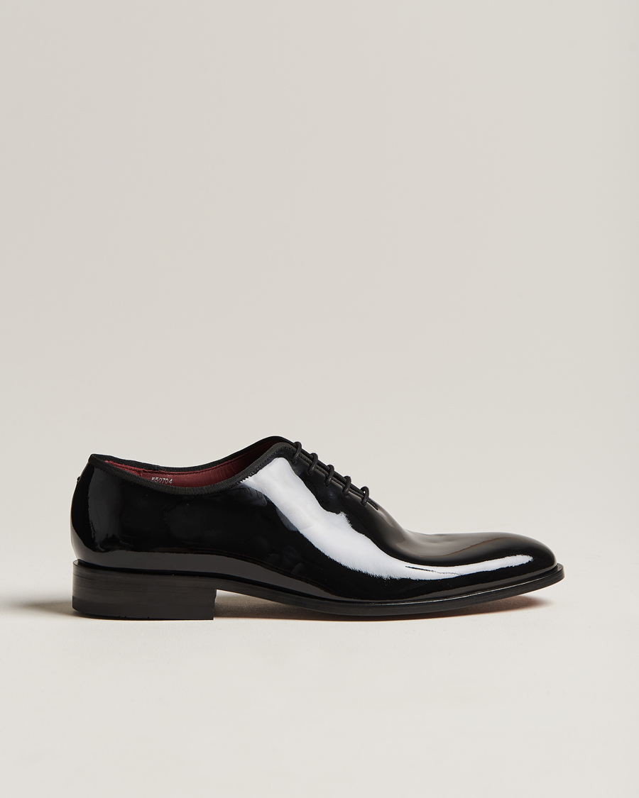 Herre | Lakksko | Loake Shoemakers | Regal Patent Wholecut Black