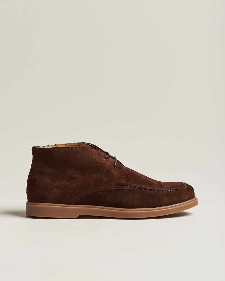 Herre | Loake 1880 Amalfi Suede Chukka Boot Chocolate | Loake 1880 | Amalfi Suede Chukka Boot Chocolate