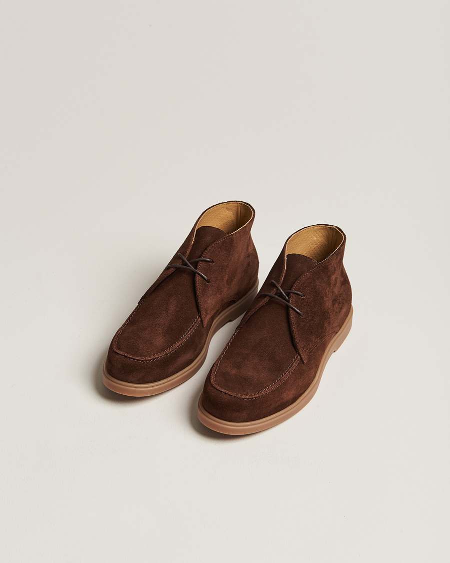 Herre | Loake 1880 Amalfi Suede Chukka Boot Chocolate | Loake 1880 | Amalfi Suede Chukka Boot Chocolate