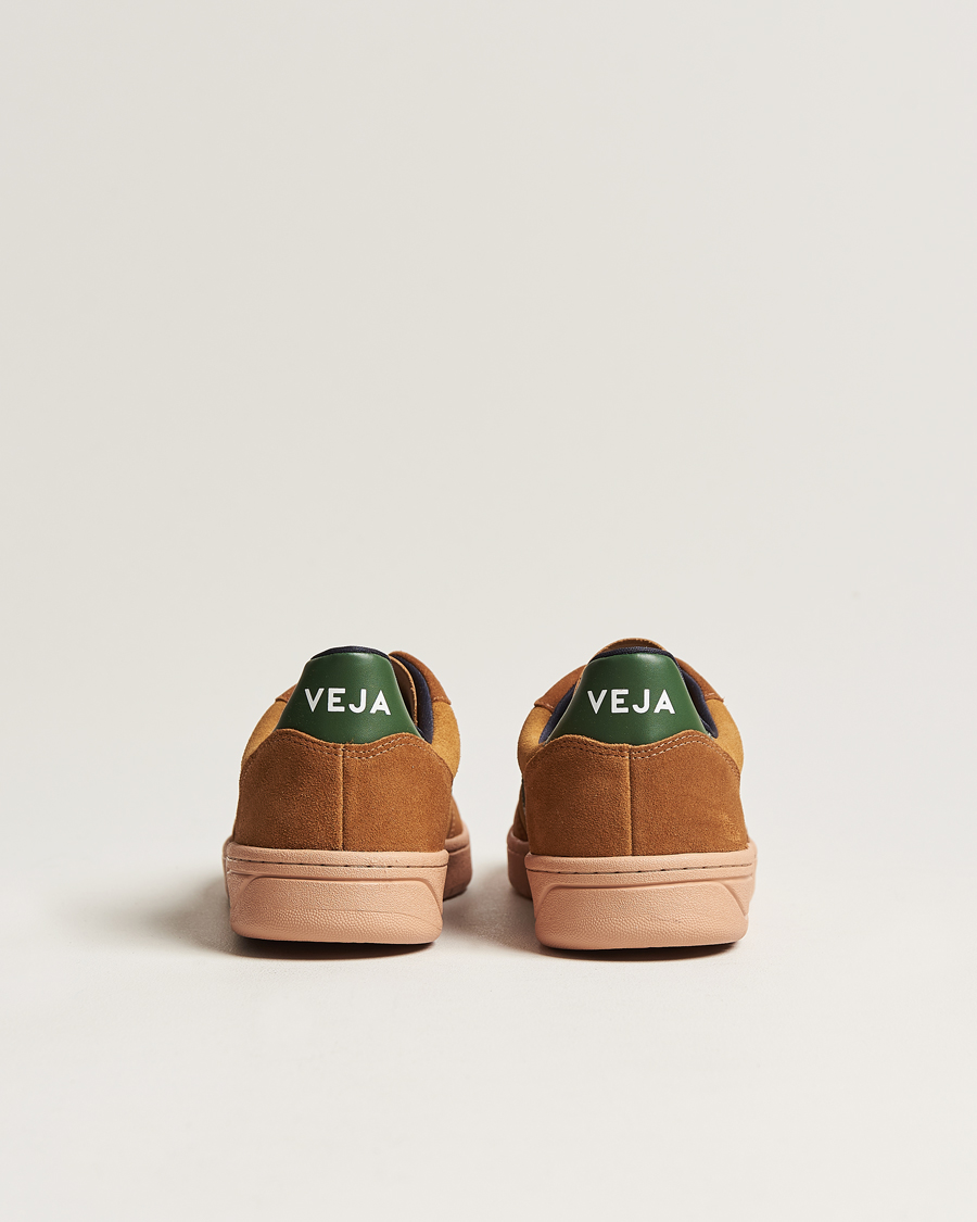 Herre | Veja V-10 Suede Sneaker Camel Cyprus/Multico | Veja | V-10 Suede Sneaker Camel Cyprus/Multico