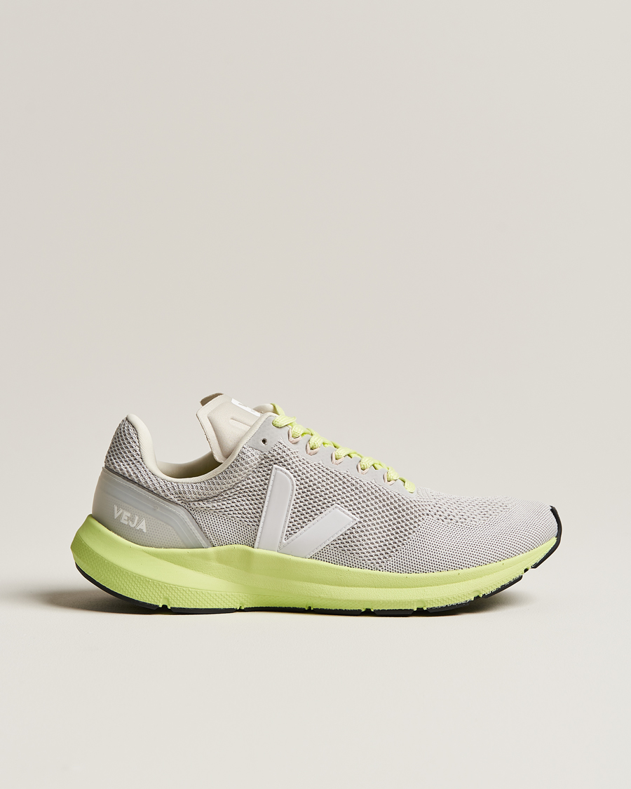 Herre | Veja Running Marlin Vegan V-Knit Running Sneaker Chalk White | Veja Running | Marlin Vegan V-Knit Running Sneaker Chalk White