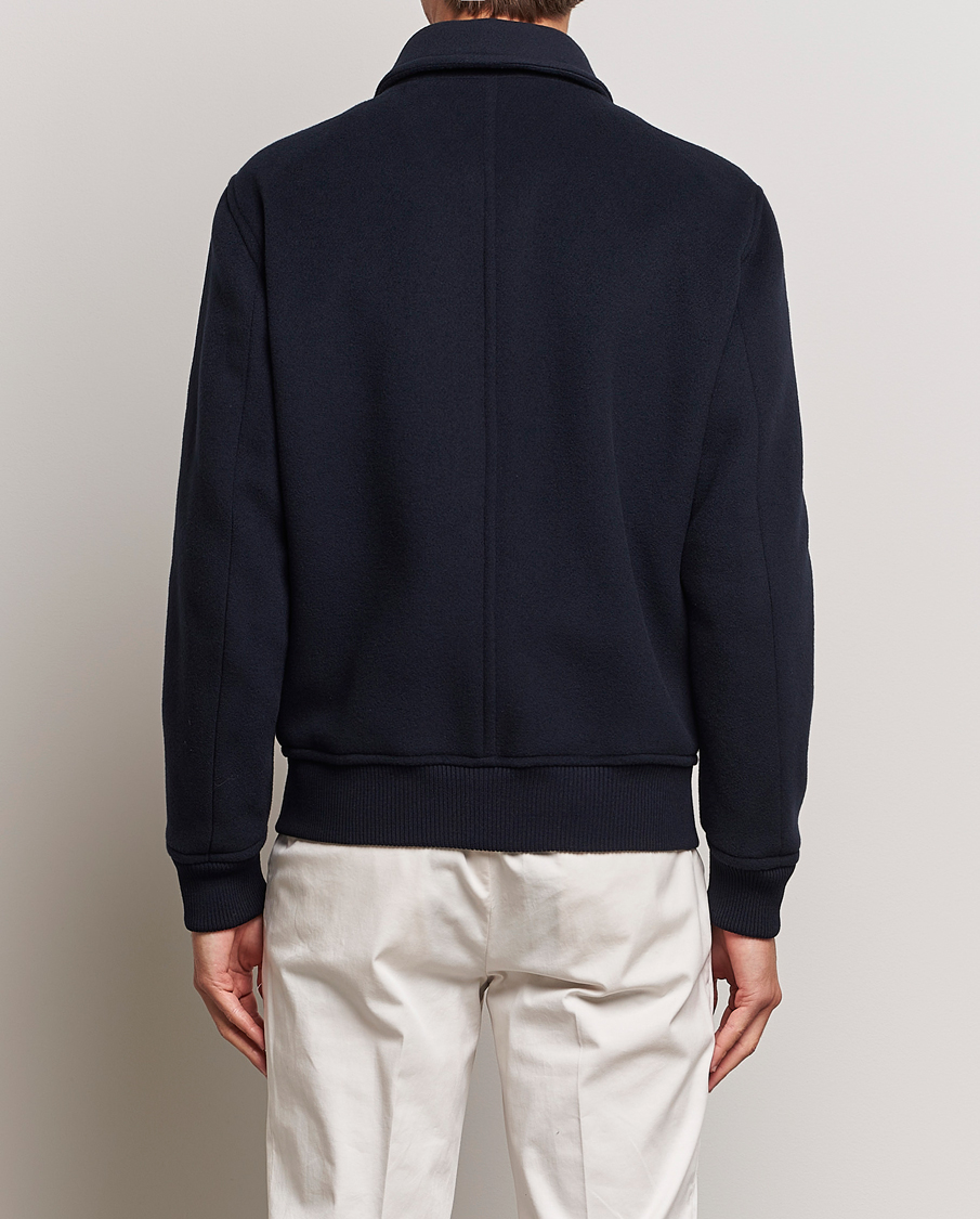 Herre | Jakker | Kiton | Wool/Cashmere Bomber Jacket Navy