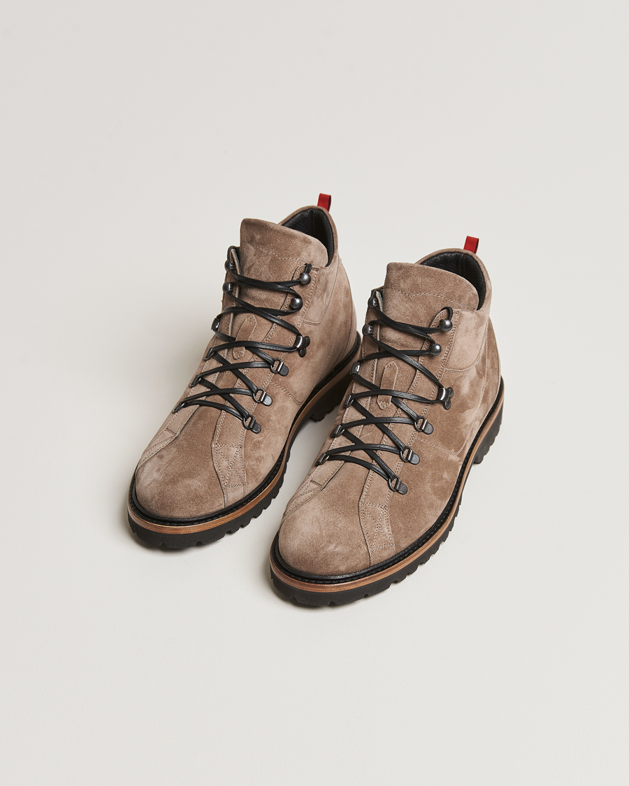 Herre | Luxury Brands | Kiton | St Moritz Winter Boots Taupe Suede