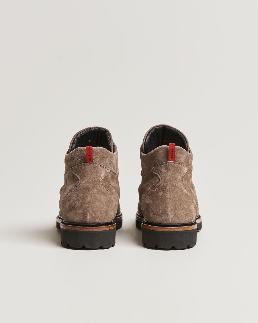 Herre | Kiton St Moritz Winter Boots Taupe Suede | Kiton | St Moritz Winter Boots Taupe Suede